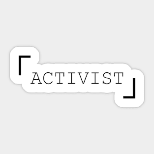 activist Sticker